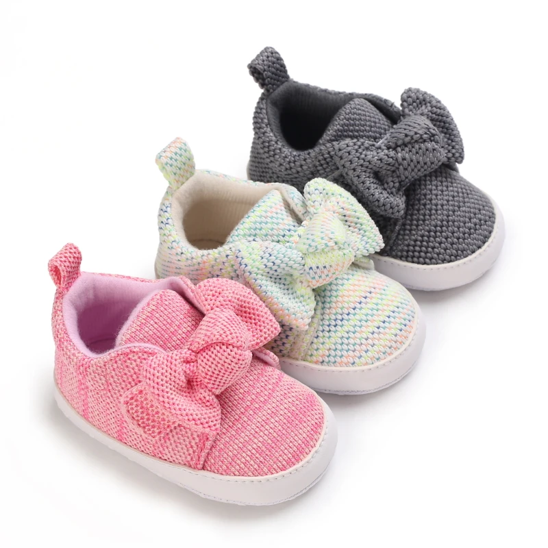 Baby Knitted Soft Soled Indoor Shoes, Bow Princess Shoes, Spring and Autumn, 0-1 Year Old, New
Baby Knitted Soft Soled Indoor Shoes, Bow Princess Shoes, Spring and Autumn, 0-1 Year Old, New