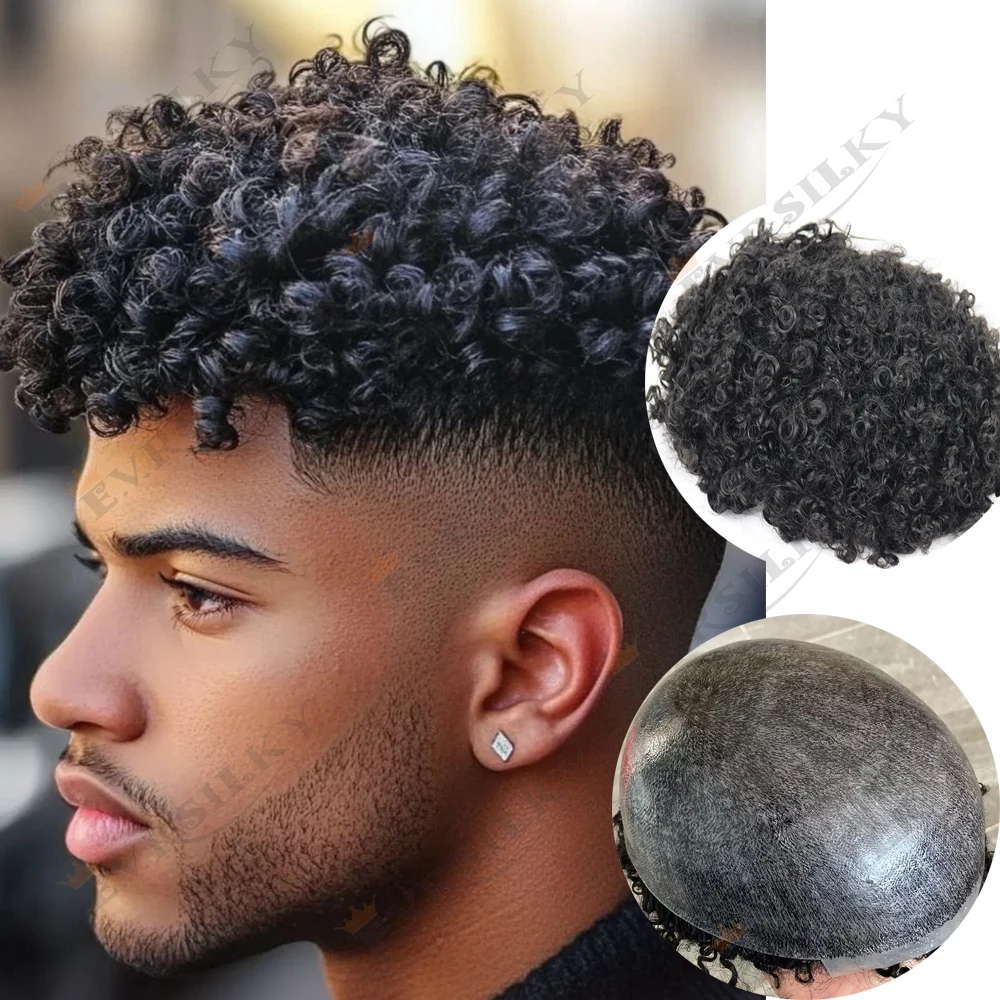 12mm/15mm Afro Men's Curly Human Hair Toupee Africa Grey Hair Replacement Prosthesis Human Hair Durable Poly skin Base Easy Wear
12mm/15mm Afro Men's Curly Human Hair Toupee Africa Grey Hair Replacement Prosthesis Human Hair Durable Poly skin Base Easy Wear