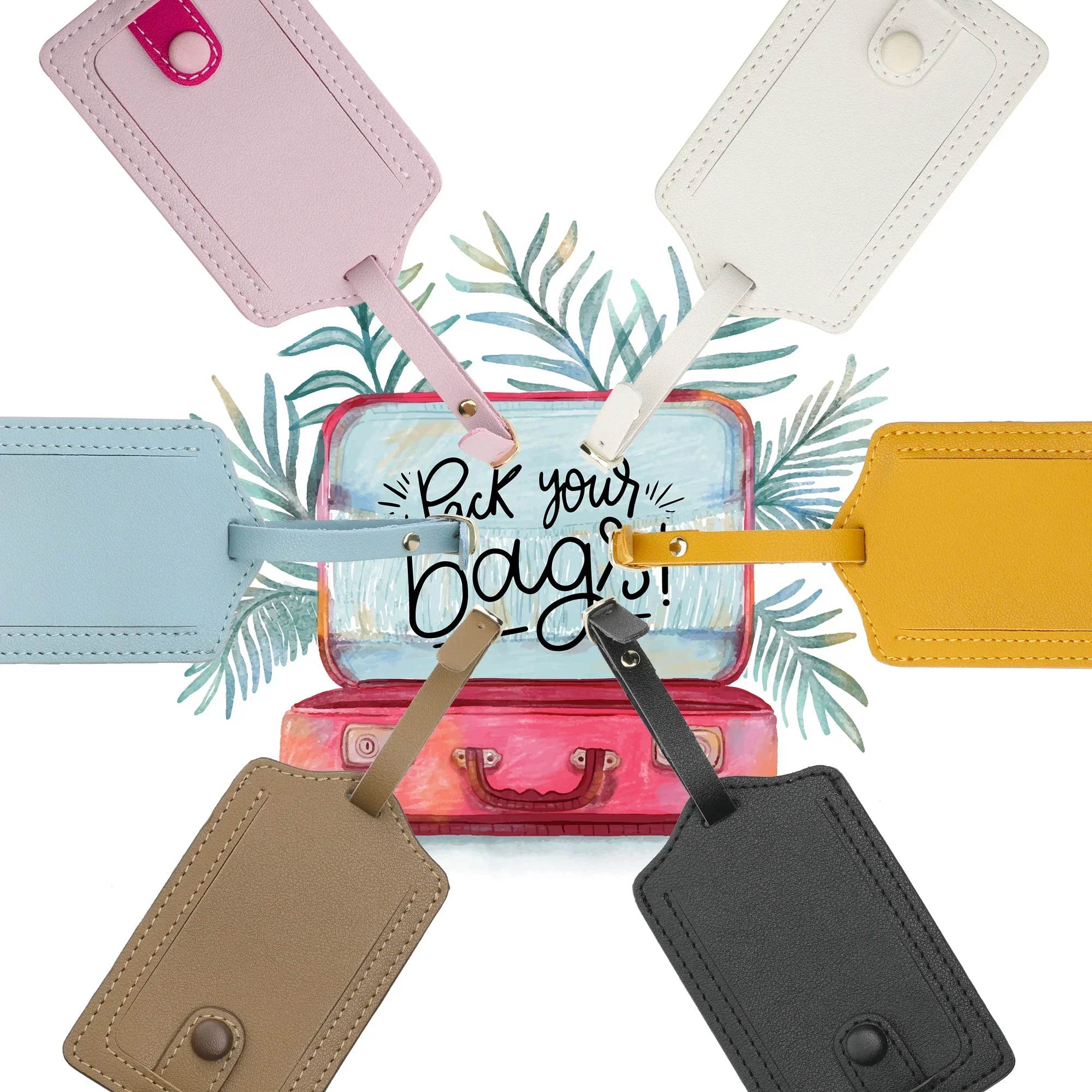 Luggage Tags for Suicases Bag Tags for Luggage Identifier Address Name Holder for Travel Accessories
Luggage Tags for Suicases Bag Tags for Luggage Identifier Address Name Holder for Travel Accessories