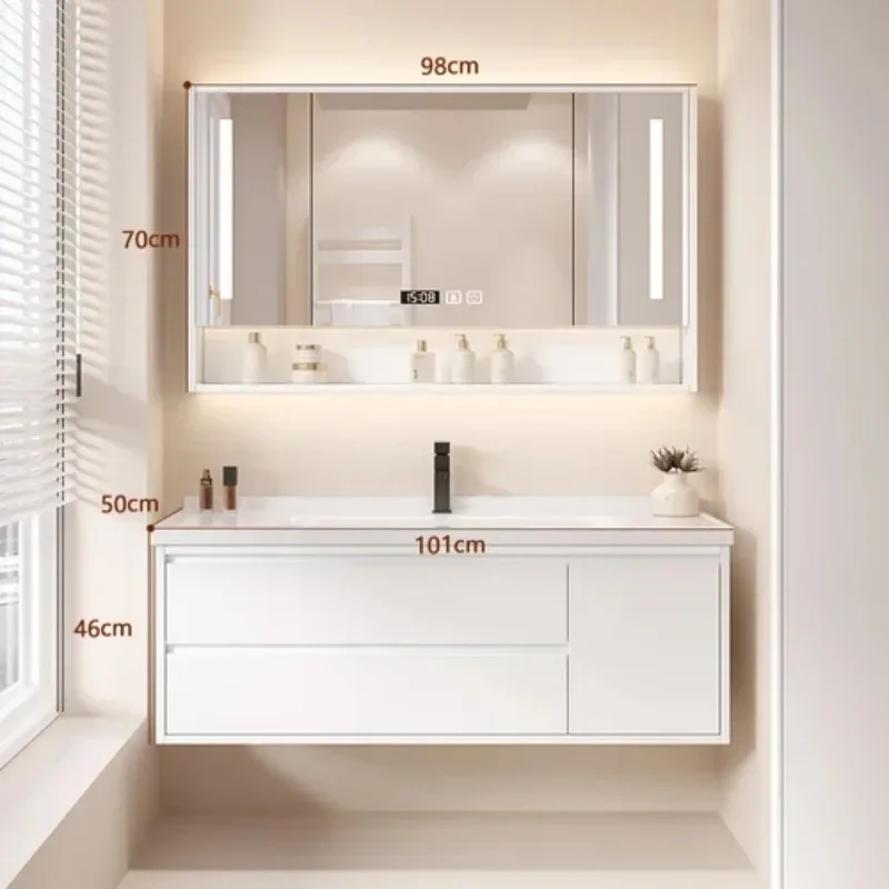 Aesthetic Faucet Bathroom Cabinet Desk Unique Sink Dresser Drawer Sink Shelves Bathroom Cabinet Modern Tocador Trendy Furniture
Aesthetic Faucet Bathroom Cabinet Desk Unique Sink Dresser Drawer Sink Shelves Bathroom Cabinet Modern Tocador Trendy Furniture
