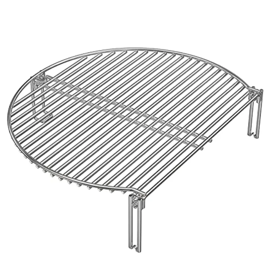 Stainless Steel Grill Expander Cooking Grate Fits for Charcoal Kettle Grills like CharBroil and Ceramic Grills like Large Big G
Stainless Steel Grill Expander Cooking Grate Fits for Charcoal Kettle Grills like CharBroil and Ceramic Grills like Large Big G