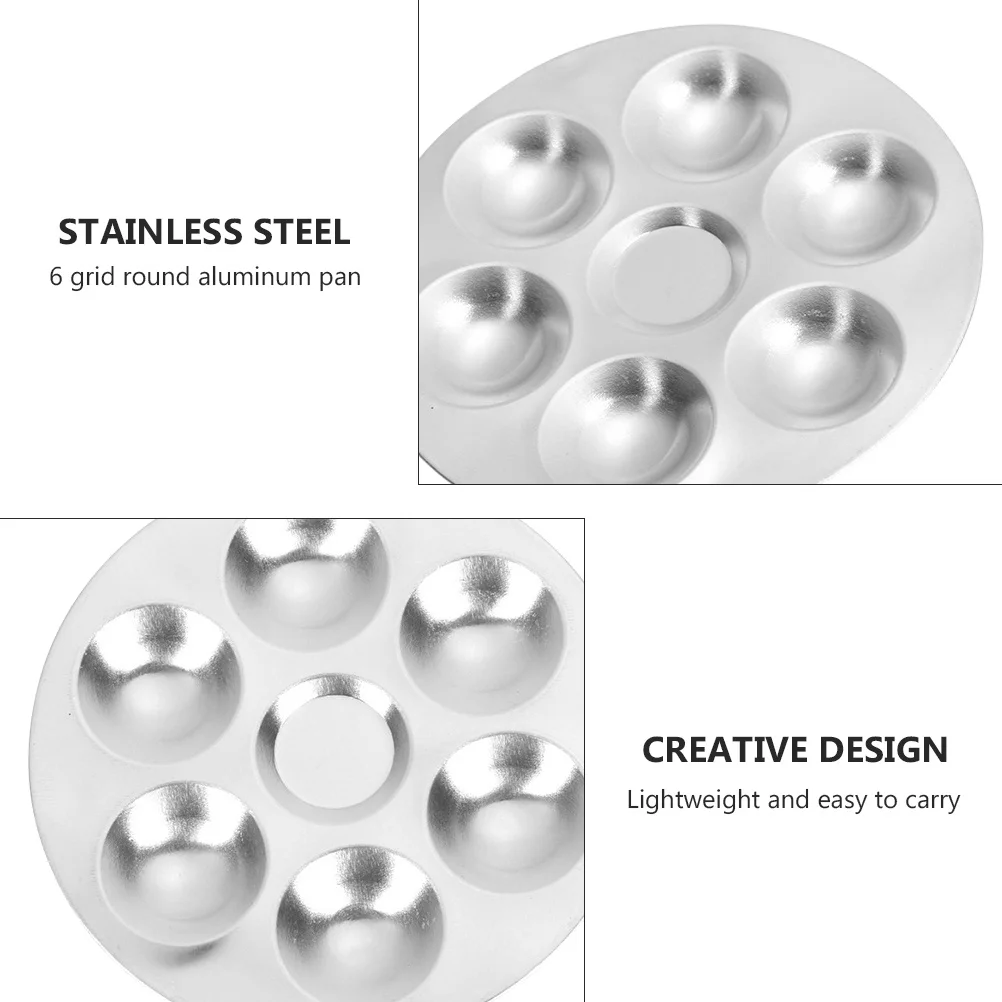 2Pcs Stainless Steel Painting Pallets Lightweight Color Mixing Trays for Artists Painters DIY Projects Painting Tray
2Pcs Stainless Steel Painting Pallets Lightweight Color Mixing Trays for Artists Painters DIY Projects Painting Tray