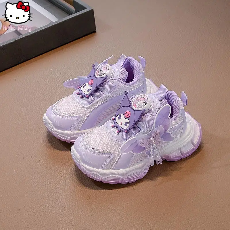 Kawaii Детская спортивная обувь Kuromi Sanrio для девочек с героями мультфильмов, аниме, осенняя новая обувь для папы, милые и легкие кроссовки для подростков
Kawaii Детская спортивная обувь Kuromi Sanrio для девочек с героями мультфильмов, аниме, осенняя новая обувь для папы, милые и легкие кроссовки для подростков