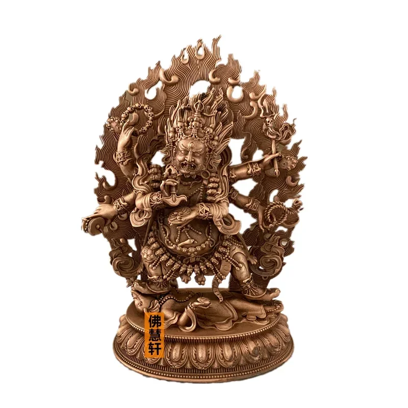 12cm Xizang Seiko Buddhist Hall Six armed Mahagala decorations Copper Dharma Protector Small Buddha
12cm Xizang Seiko Buddhist Hall Six armed Mahagala decorations Copper Dharma Protector Small Buddha