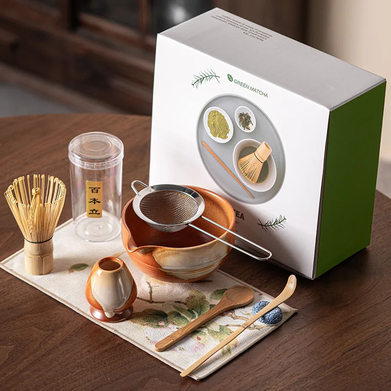 Ceramic Matcha Set Teaware Japanese Vintage Ceremony Bamboo Chasen Tea Tool Matcha Bowl Tea Brush Tea Set Gift Box 2025 New
Ceramic Matcha Set Teaware Japanese Vintage Ceremony Bamboo Chasen Tea Tool Matcha Bowl Tea Brush Tea Set Gift Box 2025 New