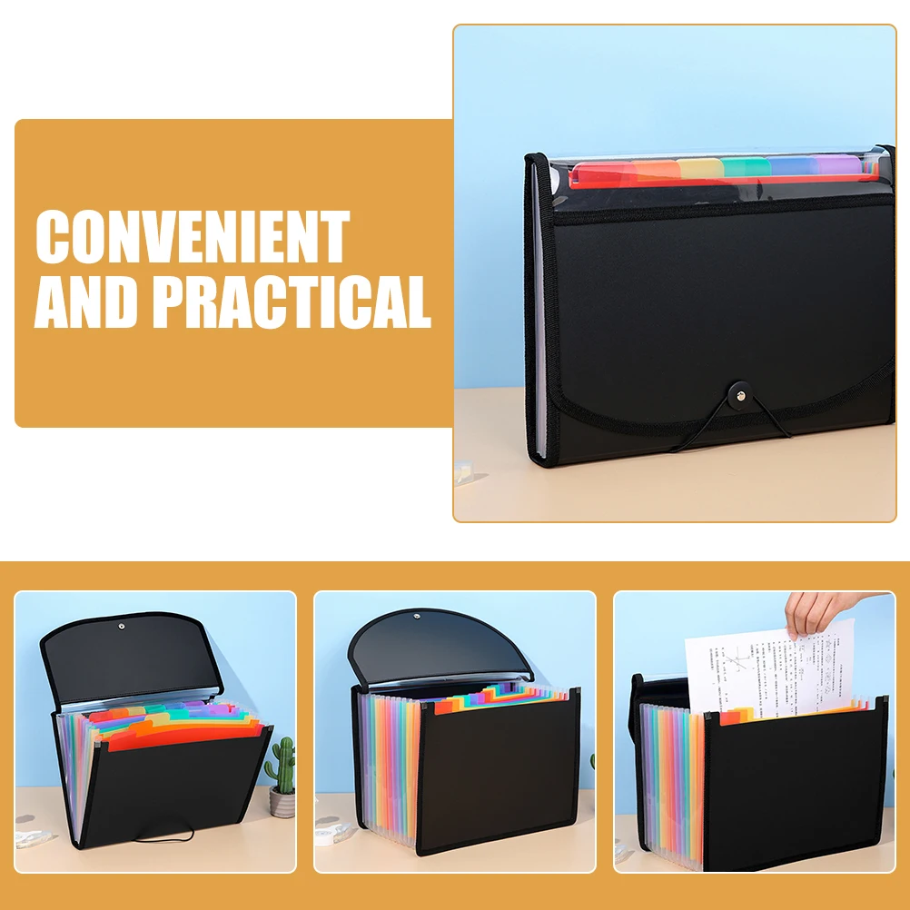 2 Pcs PVC Folder Office File Organizer Organiser Accordion Pouch Design Bag Documents Organizers Manager Holder
2 Pcs PVC Folder Office File Organizer Organiser Accordion Pouch Design Bag Documents Organizers Manager Holder