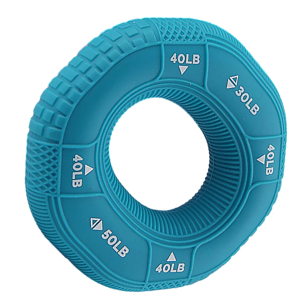 Grip Circle Hand -40-50LB Blue Silicone Finger Strengthener Wrist Exerciser Forearm Workout Tool Trainer 
Grip Circle Hand -40-50LB Blue Silicone Finger Strengthener Wrist Exerciser Forearm Workout Tool Trainer