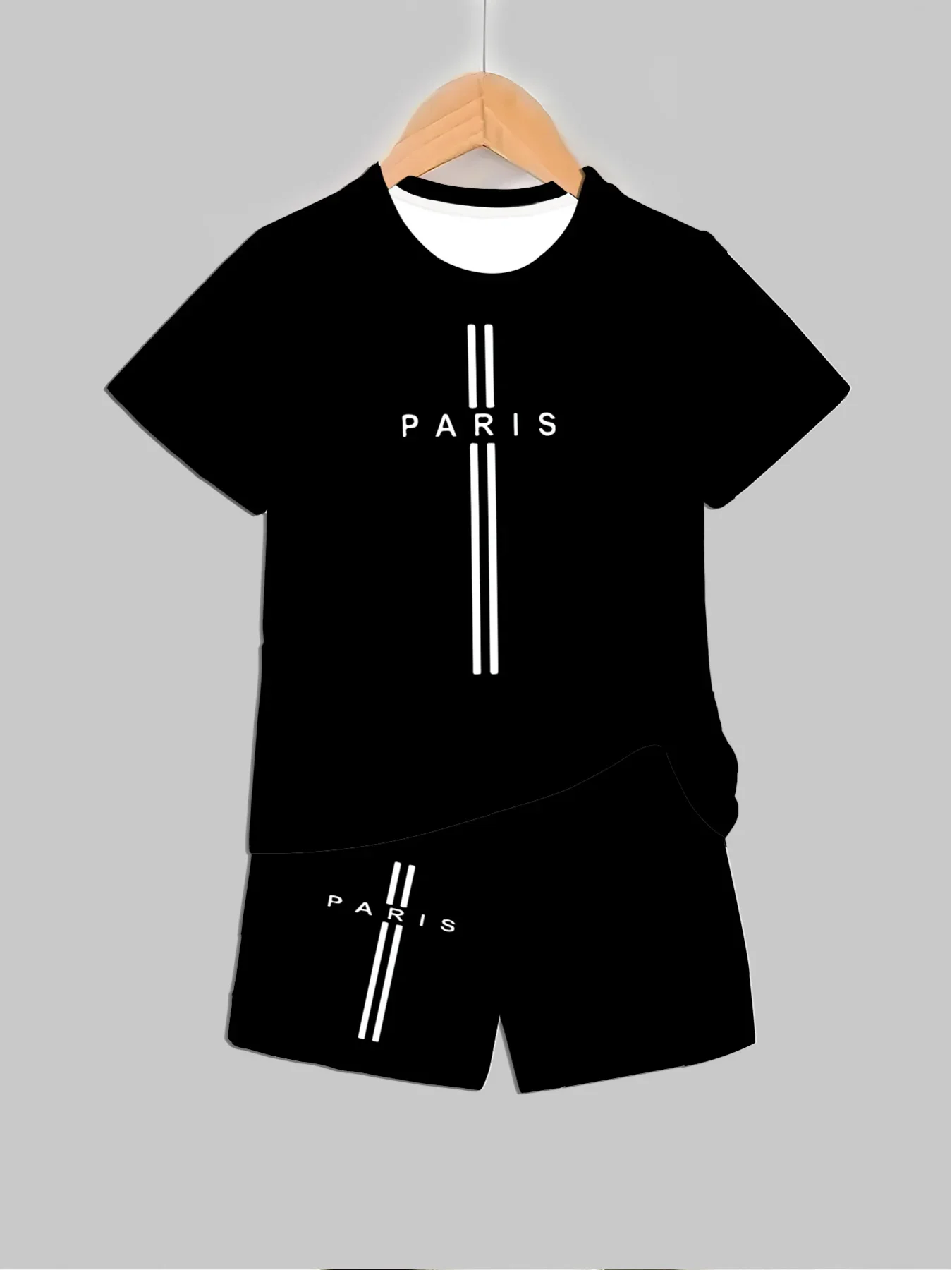 Summer Men's Sportswear Set Short Sleeve T-shirt and Pants Casual 2-piece Set Running and Fitness Sportswear
Summer Men's Sportswear Set Short Sleeve T-shirt and Pants Casual 2-piece Set Running and Fitness Sportswear
