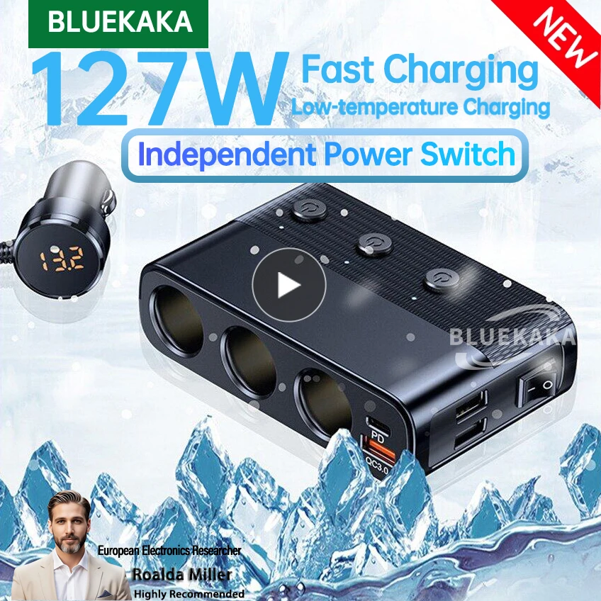 Автомобильное зарядное устройство 7-в-1 PD30w QC3.0, разветвитель прикуривателя USB Type C с переключателем, переходник, розетка для быстрой зарядки, подходит для телефонного адаптера iPhone/Xiaomi/Samsung
Автомобильное зарядное устройство 7-в-1 PD30w QC3.0, разветвитель прикуривателя USB Type C с переключателем, переходник, розетка для быстрой зарядки, подходит для телефонного адаптера iPhone/Xiaomi/Samsung