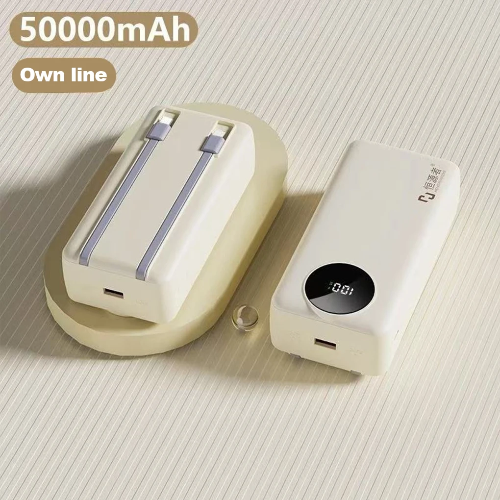 Принесите свой собственный кабель Power Bank 50000 мАч, 22,5 Вт, двусторонняя сверхбыстрая зарядка, прочный блок питания большой емкости
Принесите свой собственный кабель Power Bank 50000 мАч, 22,5 Вт, двусторонняя сверхбыстрая зарядка, прочный блок питания большой емкости