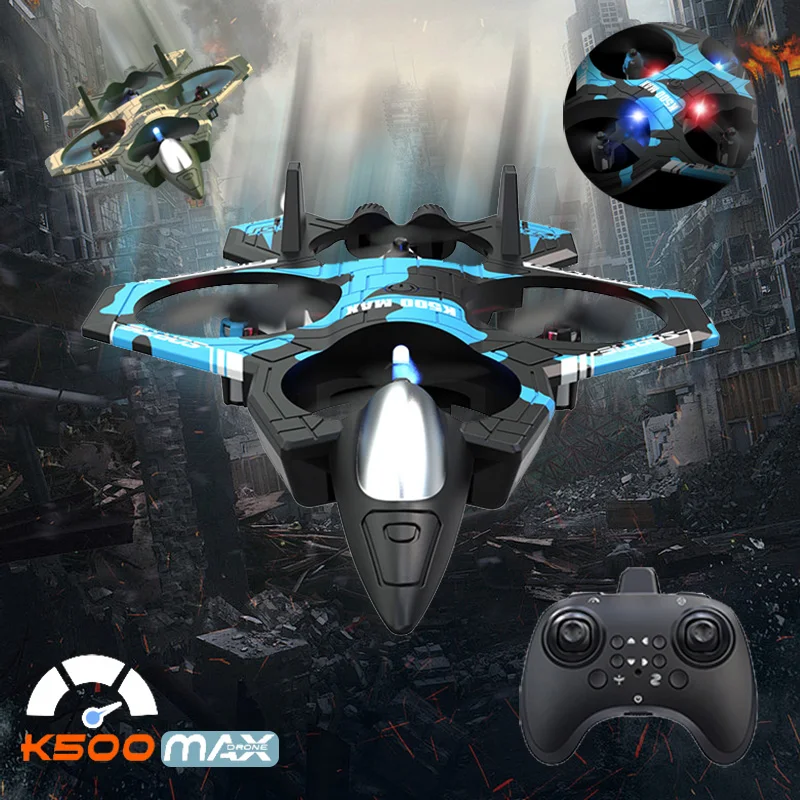 New K500 Remote Control Drone 2.4G 360 ° Flip Fighter Jet Toy Intelligent Fixed Height Hovering Remote Control Quadcopter
New K500 Remote Control Drone 2.4G 360 ° Flip Fighter Jet Toy Intelligent Fixed Height Hovering Remote Control Quadcopter