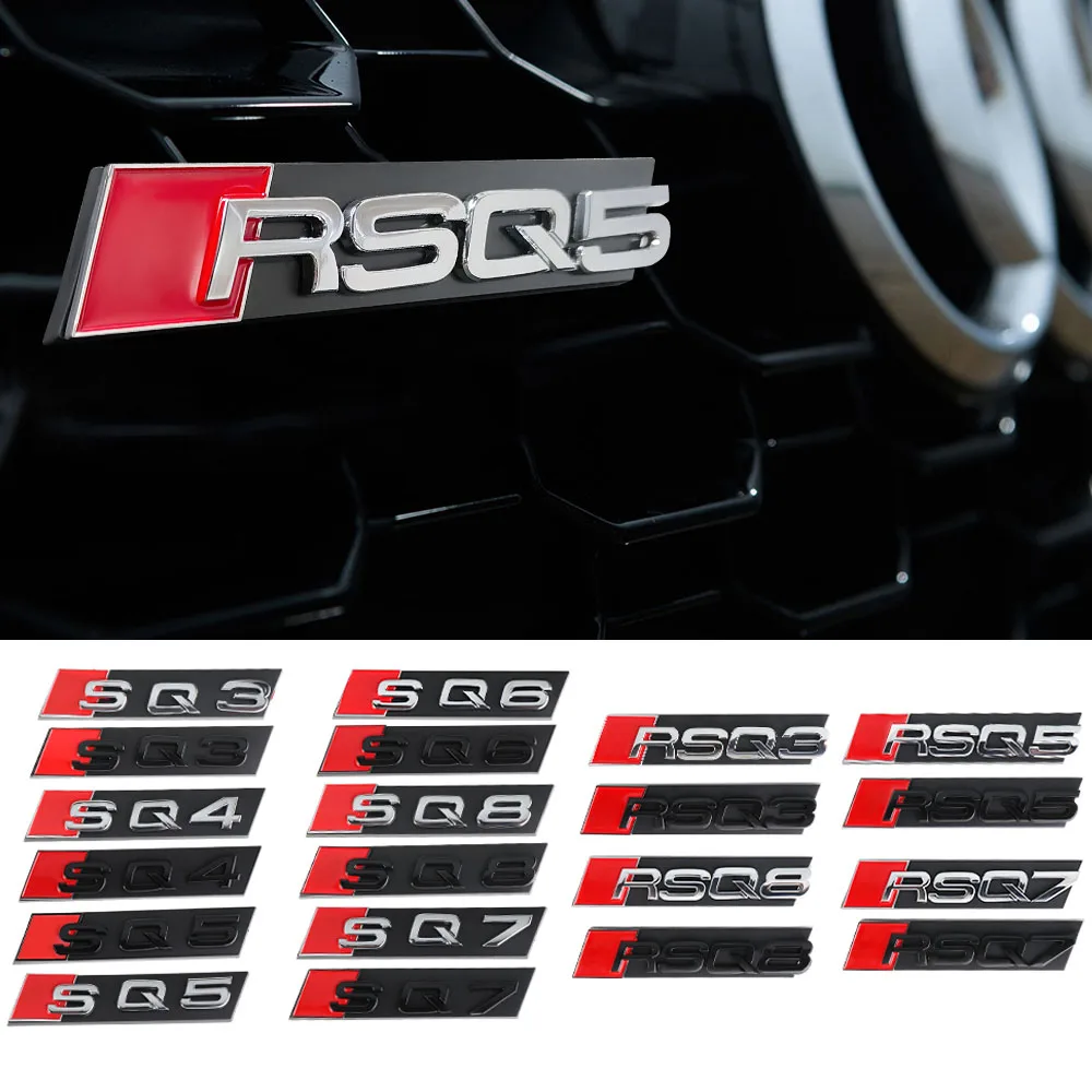 Car Styling 3D Chrome Black Badge Front Hood Grille Emblem Decoration For Audi SQ3 SQ4 SQ5 SQ6 SQ7 RSQ3 RSQ4 RSQ5 RSQ6 RSQ7 RSQ8
Car Styling 3D Chrome Black Badge Front Hood Grille Emblem Decoration For Audi SQ3 SQ4 SQ5 SQ6 SQ7 RSQ3 RSQ4 RSQ5 RSQ6 RSQ7 RSQ8