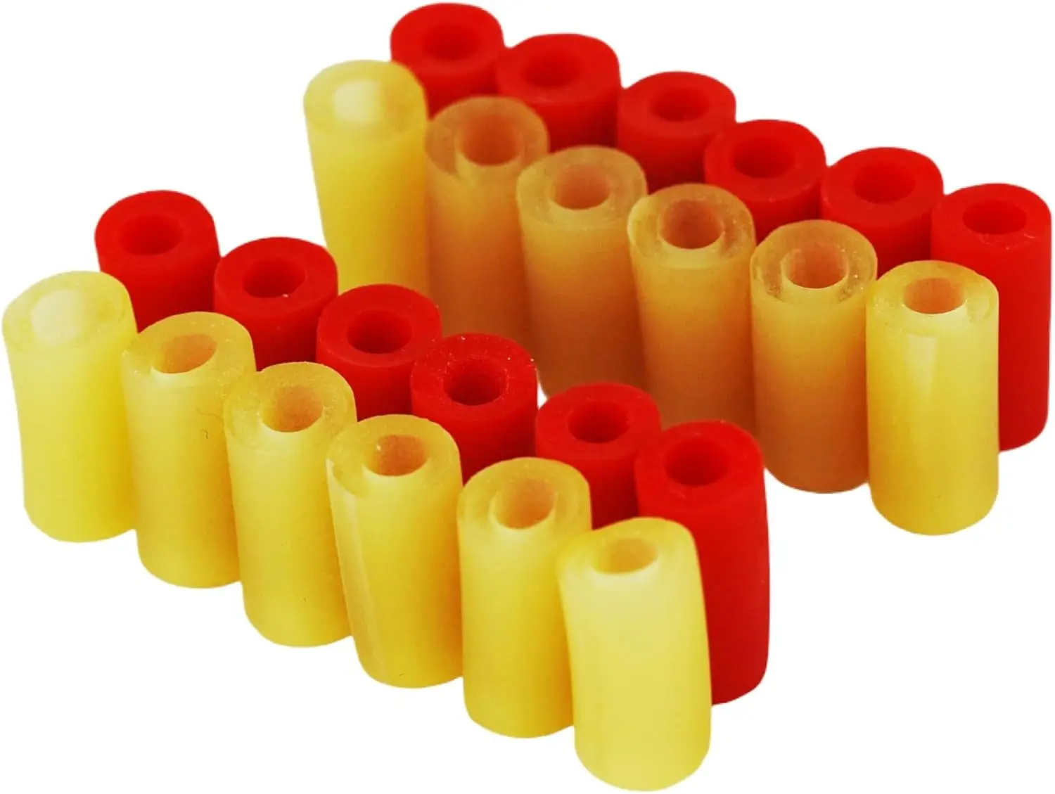 Резиновые трубки для гитарных звукоснимателей 3 мм для крепления и регулировки высоты электрогитары, набор из 24 штук в красном и желтом цветах
Резиновые трубки для гитарных звукоснимателей 3 мм для крепления и регулировки высоты электрогитары, набор из 24 штук в красном и желтом цветах