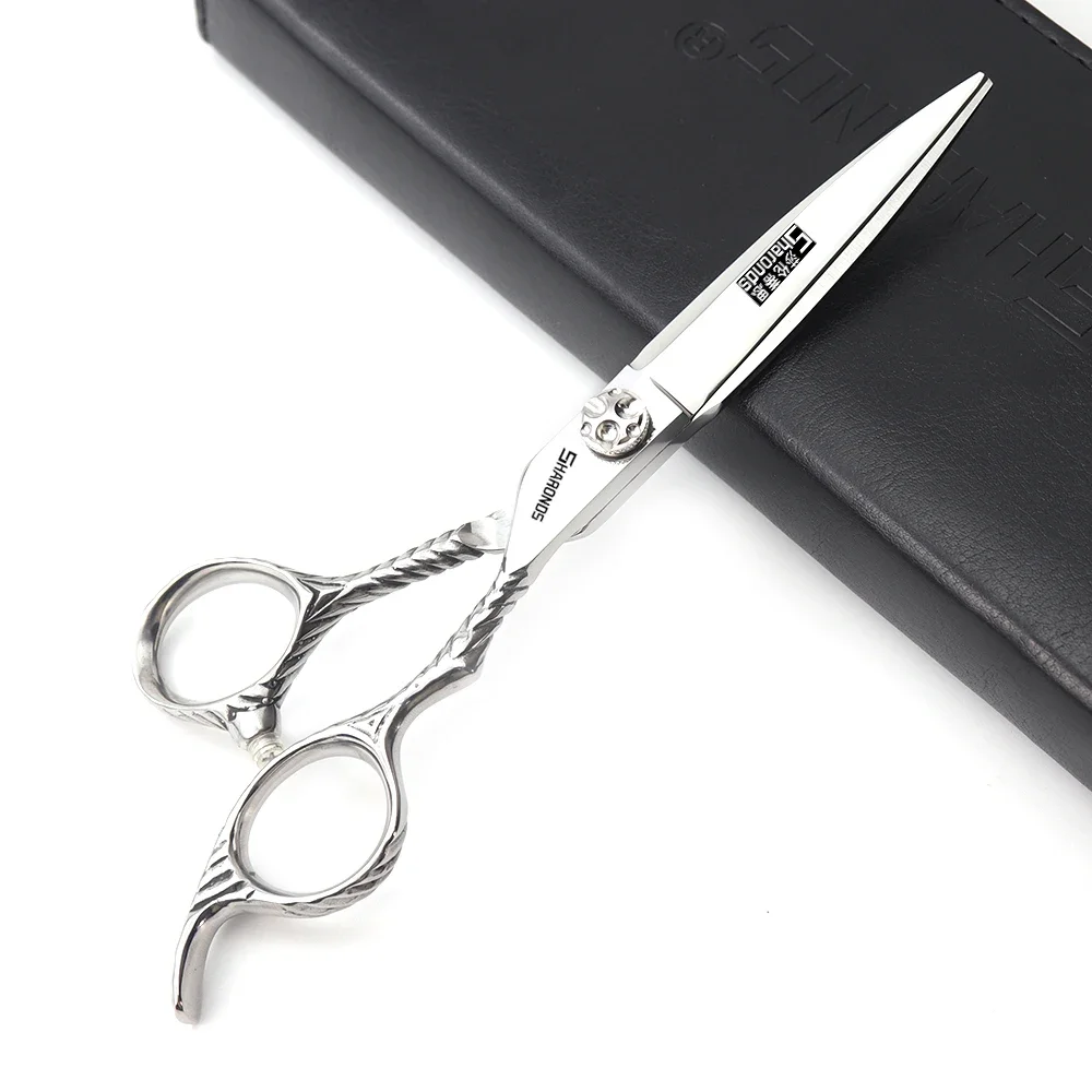 6 inch Barber Shop Professional Hair Scissors Flat Cutting Teeth Cutting Thin Bang Hairstyler's Exclusive Hair Scissors.
6 inch Barber Shop Professional Hair Scissors Flat Cutting Teeth Cutting Thin Bang Hairstyler's Exclusive Hair Scissors.