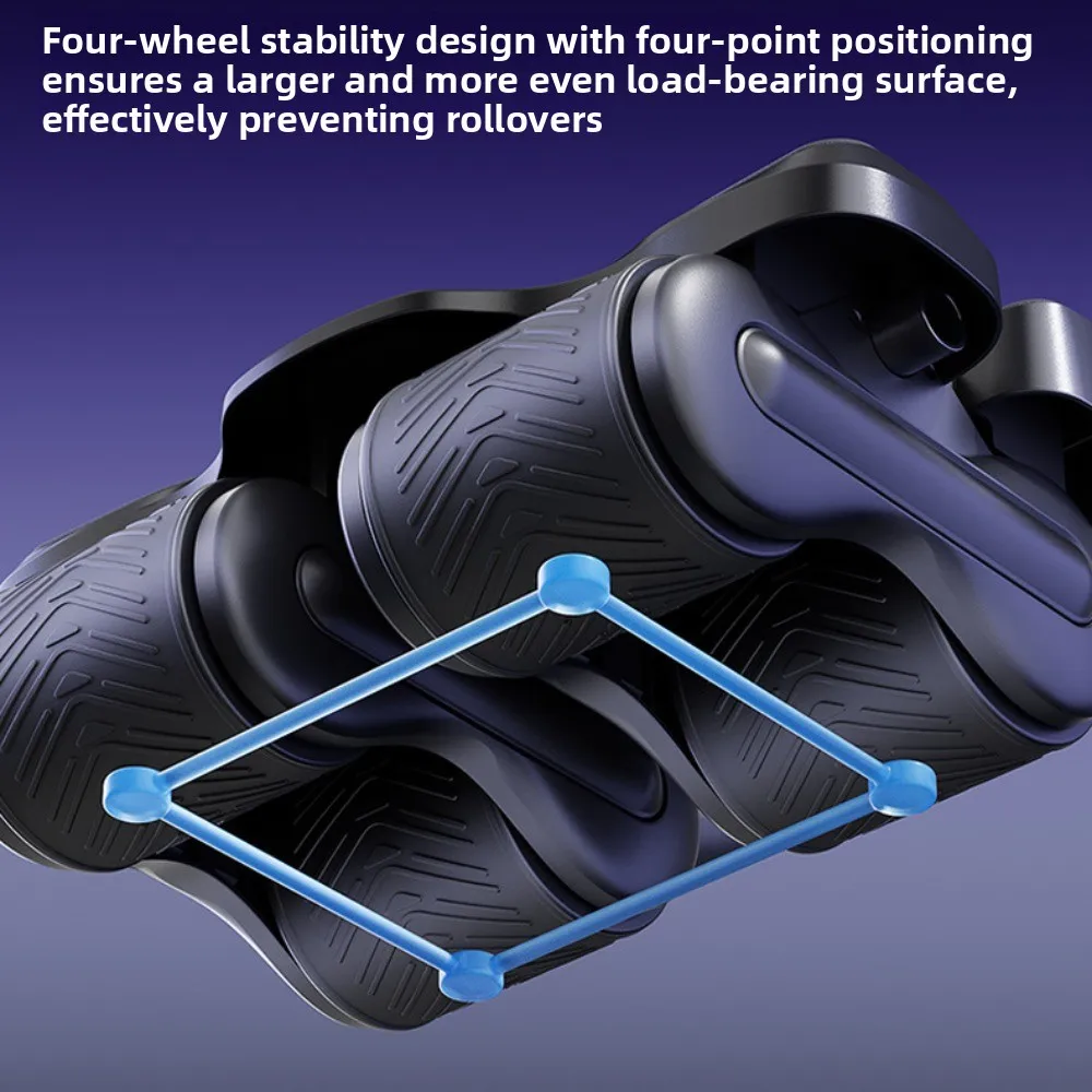 Four-Wheel Abdominal Workout Roller 4 Elbow Support Automatic Rebound Abdominal Exercise Machine Effective Anti-Slip
Four-Wheel Abdominal Workout Roller 4 Elbow Support Automatic Rebound Abdominal Exercise Machine Effective Anti-Slip