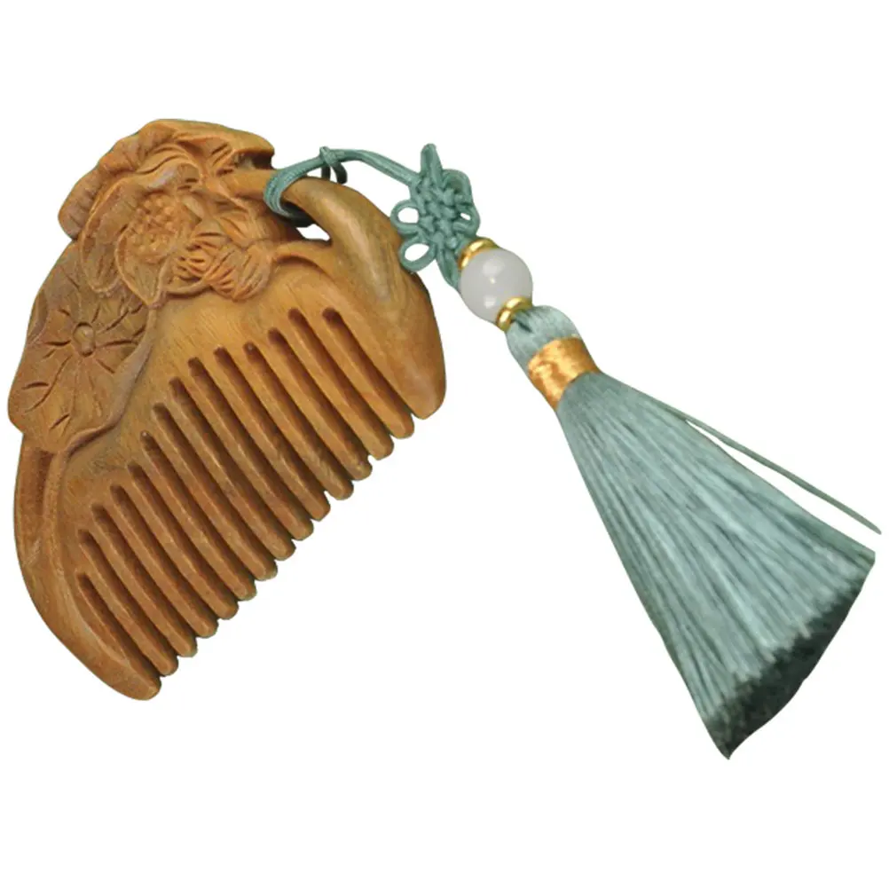 Wooden Hair Comb Dangle Tassel Lightweight Detangling Massage Brush for Women Men Kids All Hair Types Massage Brush
Wooden Hair Comb Dangle Tassel Lightweight Detangling Massage Brush for Women Men Kids All Hair Types Massage Brush