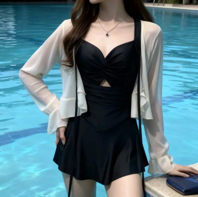 Новинка 2023 года, женский консервативный купальник, платье с защитой от солнца, накидка для горячего весны, лета, пляжного отдыха
Новинка 2023 года, женский консервативный купальник, платье с защитой от солнца, накидка для горячего весны, лета, пляжного отдыха