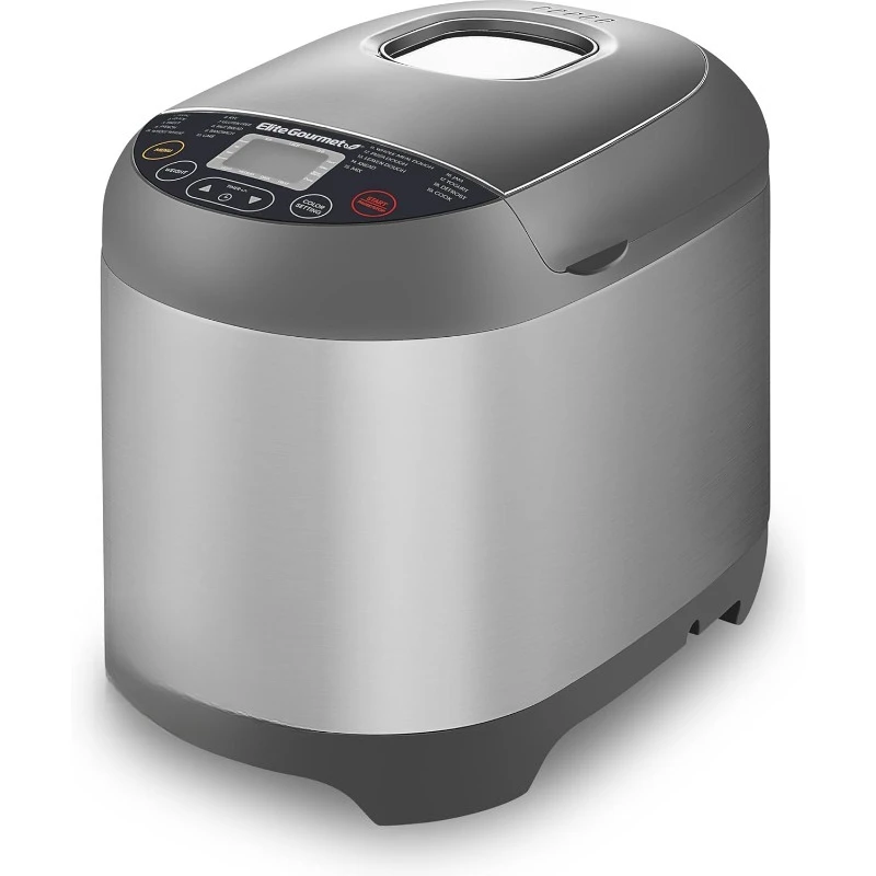 Программируемая хлебопечка Gourmet EBM8103SS, 3 размера, 19 функций меню, без глютена, белая пшеничная жидкость, французская и
Программируемая хлебопечка Gourmet EBM8103SS, 3 размера, 19 функций меню, без глютена, белая пшеничная жидкость, французская и