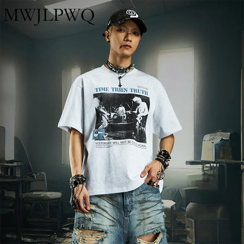 MWJLPWQ American High Street Trend Loose T-Shirt Letter Print Niched Design Personality Cotton Short Sleeve Tops Summer 010928
MWJLPWQ American High Street Trend Loose T-Shirt Letter Print Niched Design Personality Cotton Short Sleeve Tops Summer 010928