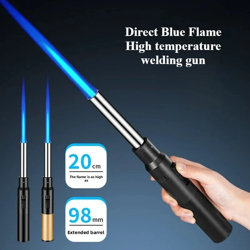 New Metal Butane Gas Direct Injection Lighter 1300 ° High Temperature Windproof Blue Flame Small Spray Gun Cigarette Accessories
New Metal Butane Gas Direct Injection Lighter 1300 ° High Temperature Windproof Blue Flame Small Spray Gun Cigarette Accessories