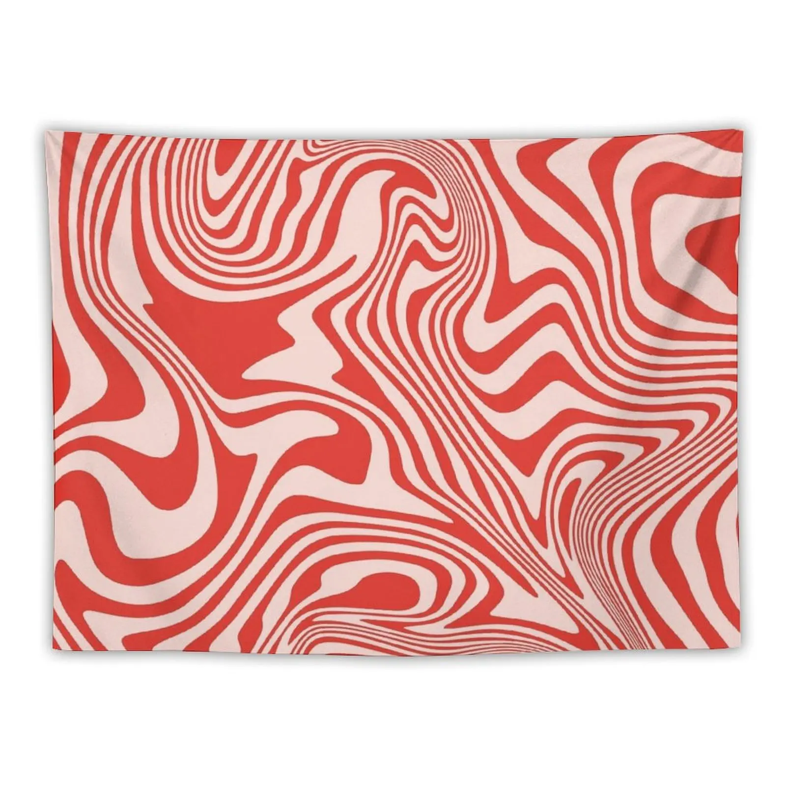Modern Liquid Swirl Abstract Pattern in Retro Christmas Red and Cream Tapestry Outdoor Decor Tapestry
Modern Liquid Swirl Abstract Pattern in Retro Christmas Red and Cream Tapestry Outdoor Decor Tapestry