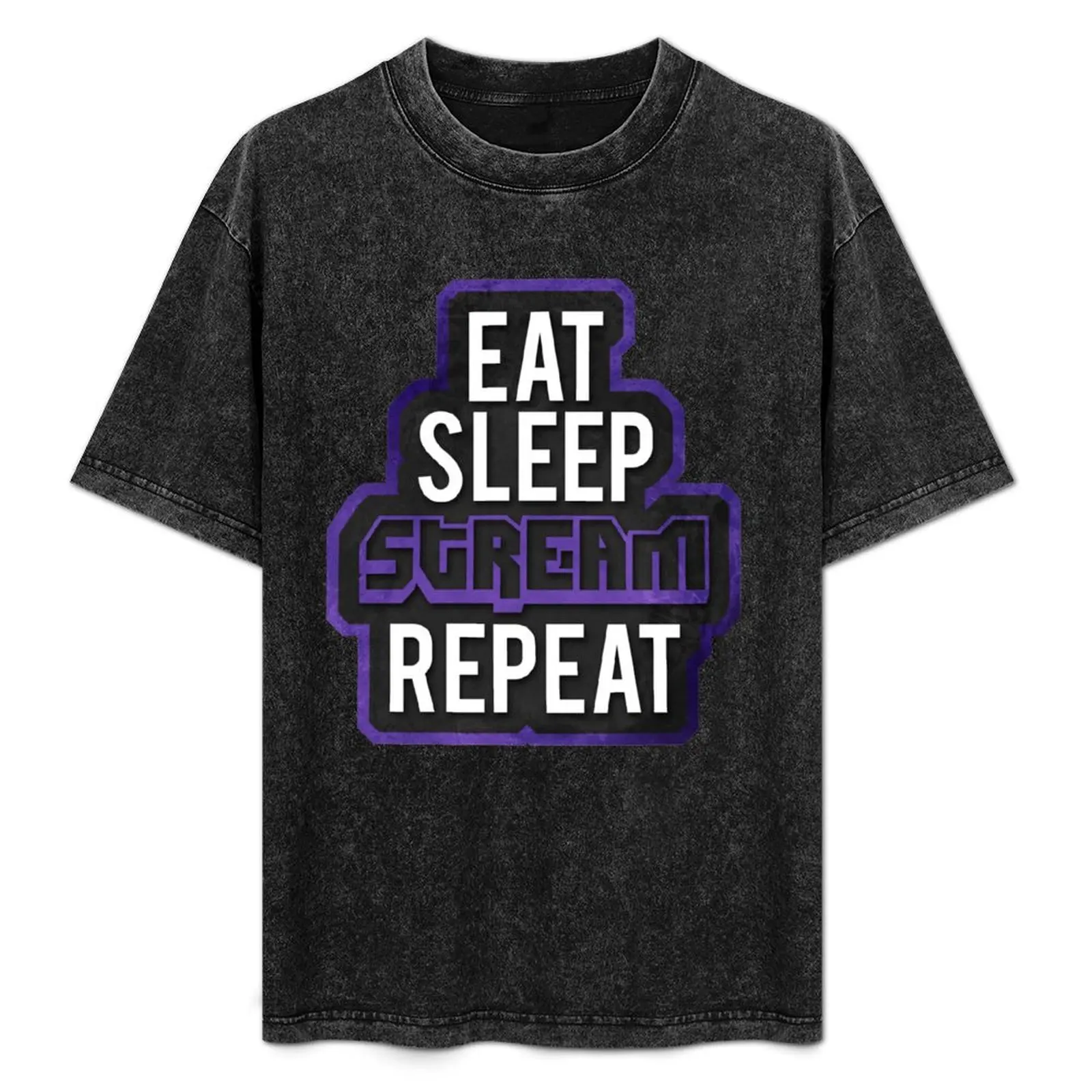 TWITCH - Eat, Sleep, Stream - REPEAT T-Shirt Plus Size Outdoor Casual Top
TWITCH - Eat, Sleep, Stream - REPEAT T-Shirt Plus Size Outdoor Casual Top