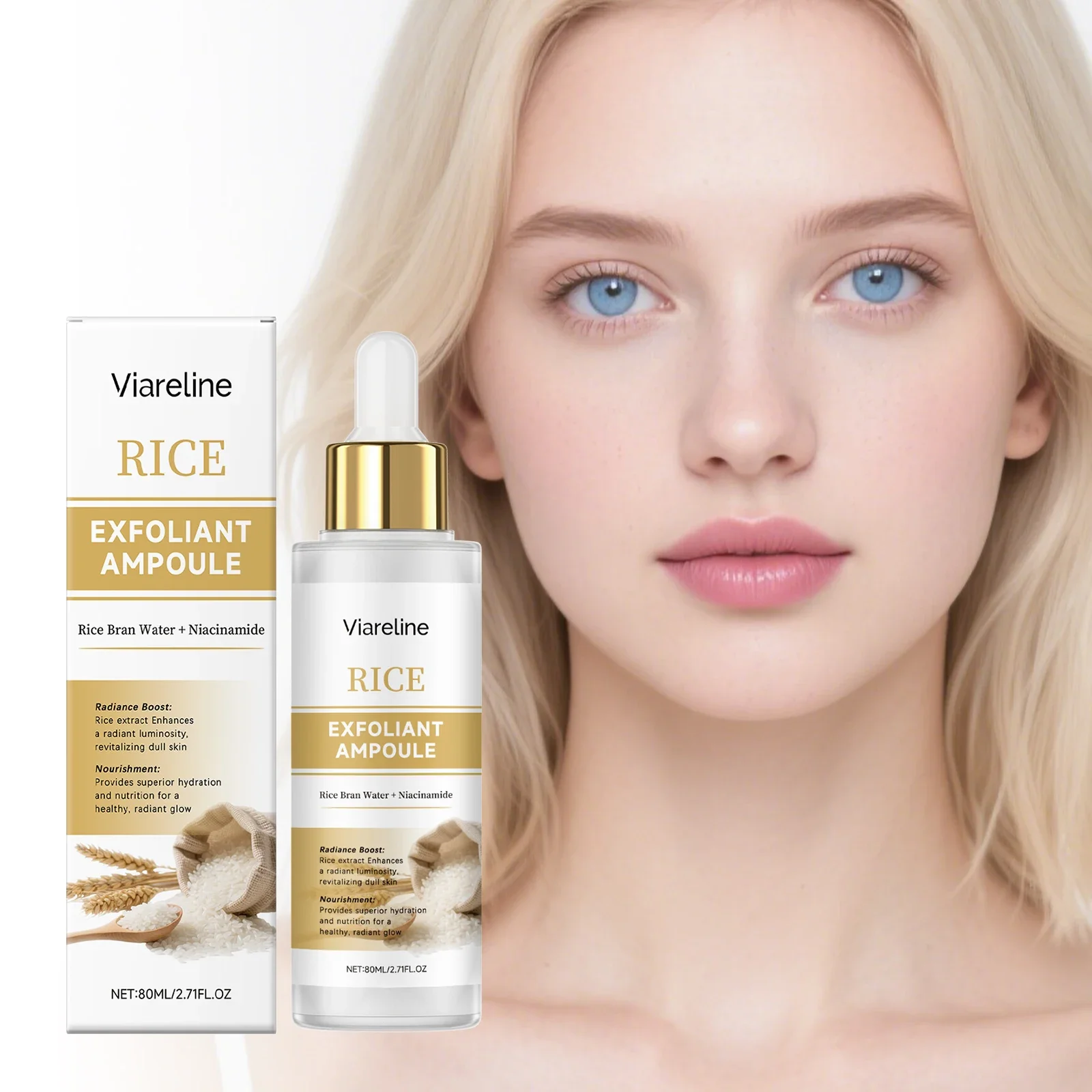 VIARELINERice Keratin Serum Gentle Facial Exfoliating Essence Hydrating Nourishing Brightening Daily Skincare Routine Elasticity
VIARELINERice Keratin Serum Gentle Facial Exfoliating Essence Hydrating Nourishing Brightening Daily Skincare Routine Elasticity