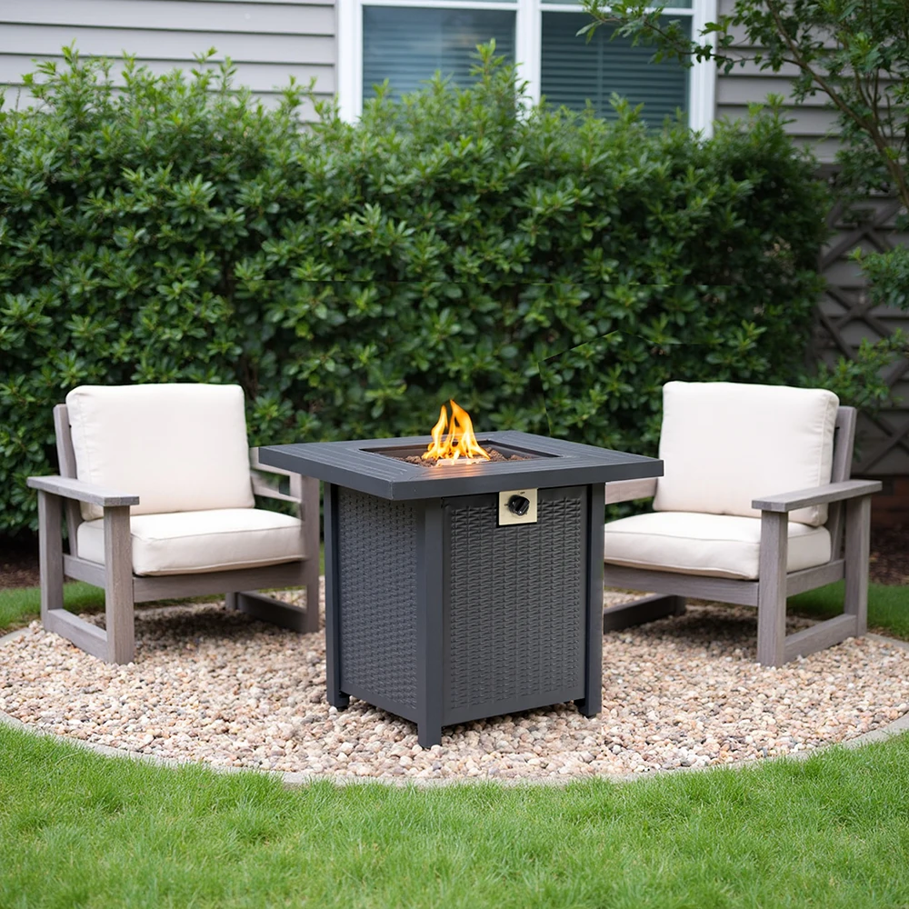 28-inch Iron Square Propane Gas Fire Pit Table Garden Outdoor Steel Tabletop Stylish Outdoor Gas Fire Pit
28-inch Iron Square Propane Gas Fire Pit Table Garden Outdoor Steel Tabletop Stylish Outdoor Gas Fire Pit
