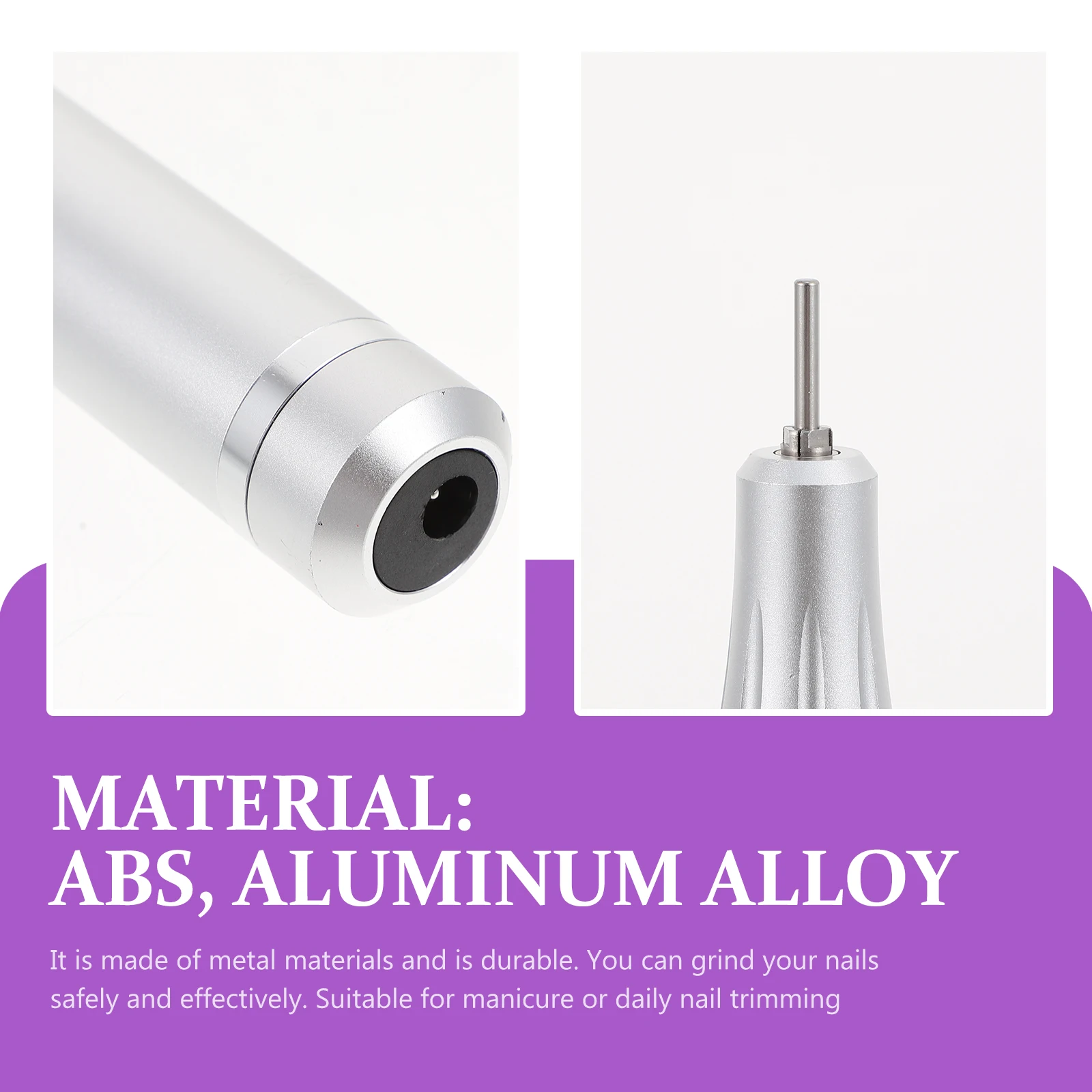Portable Manicure Grinder Electric Nail File ABS Aluminum Alloy Compact Size USB Rechargeable Nail Polisher Tool
Portable Manicure Grinder Electric Nail File ABS Aluminum Alloy Compact Size USB Rechargeable Nail Polisher Tool