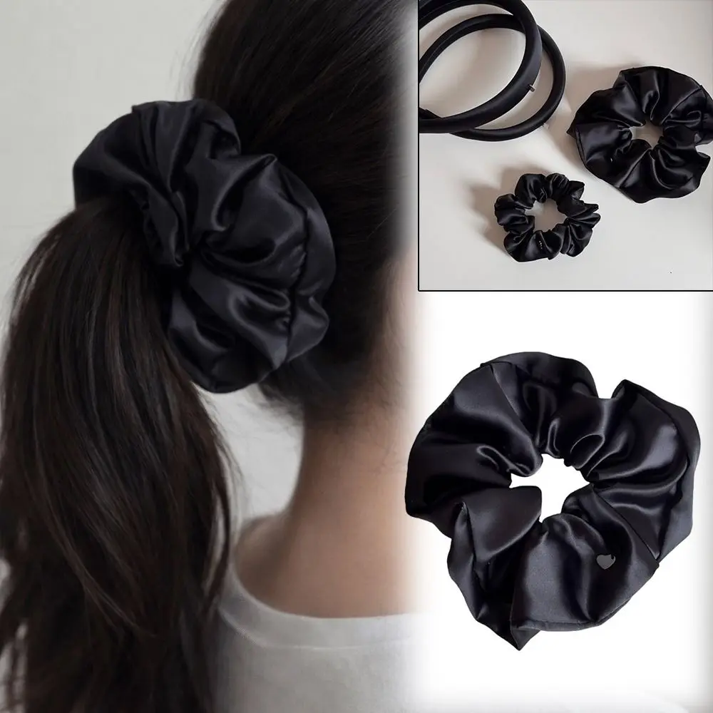 Classic Multi Size Ponytail Hair Scrunchies Black Color Rubber Band Hair Rope Hair Accessories Satin HeadBand Girls
Classic Multi Size Ponytail Hair Scrunchies Black Color Rubber Band Hair Rope Hair Accessories Satin HeadBand Girls