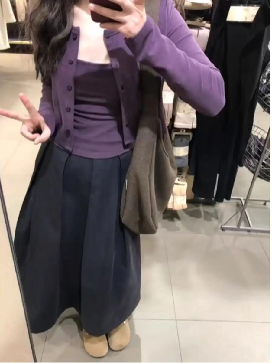 Long Sleeved T Shirts Knitting Womens Autumn Folded Shoulder Button Neckline College School Youth Casual Layered Artistic Tender
Long Sleeved T Shirts Knitting Womens Autumn Folded Shoulder Button Neckline College School Youth Casual Layered Artistic Tender