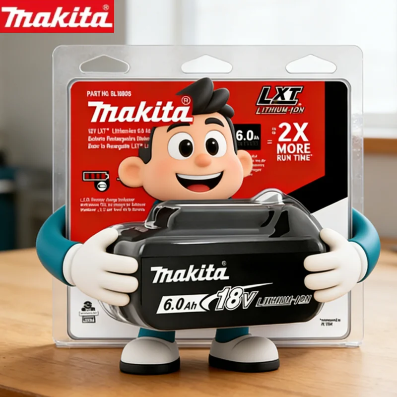 100% Original Makita BL1860B 18V 6.0Ah Battery with LED Power Indicator Extended Runtime for LXT Cordless Tools
100% Original Makita BL1860B 18V 6.0Ah Battery with LED Power Indicator Extended Runtime for LXT Cordless Tools