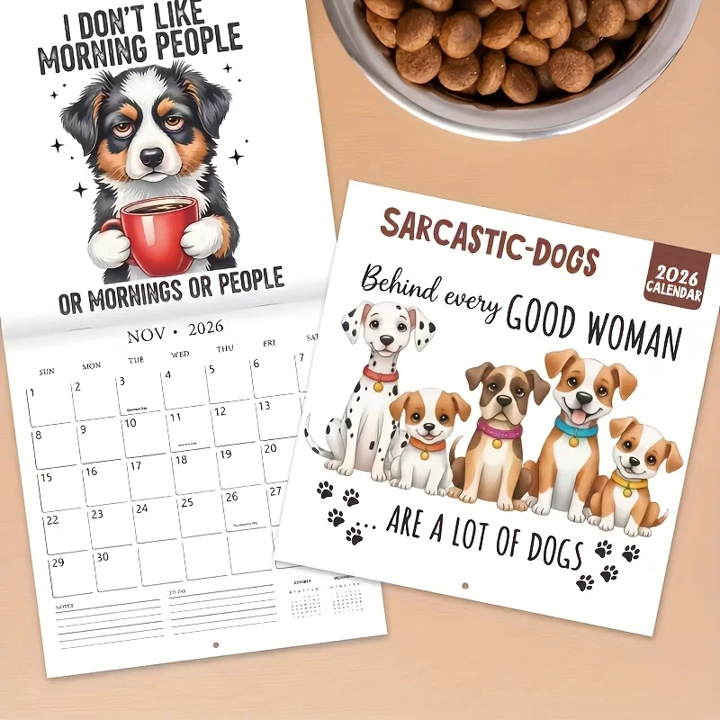 2026 Dog Calendar - 12 Months of Fun Gifts for Dog Lovers, Featuring Colorful Monthly Illustrations for Home and Office Decor
2026 Dog Calendar - 12 Months of Fun Gifts for Dog Lovers, Featuring Colorful Monthly Illustrations for Home and Office Decor