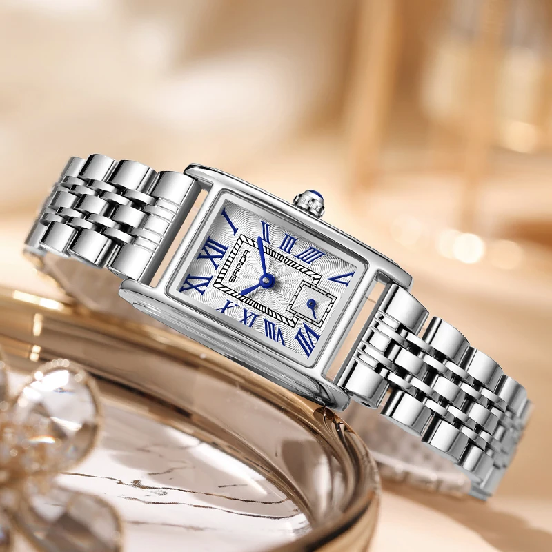 Fashion Silver Square Watch for Woman Ladies Quartz Wristwatches Stainless Steel Luxury Small Gold Women Watches Reloj Mujer
Fashion Silver Square Watch for Woman Ladies Quartz Wristwatches Stainless Steel Luxury Small Gold Women Watches Reloj Mujer