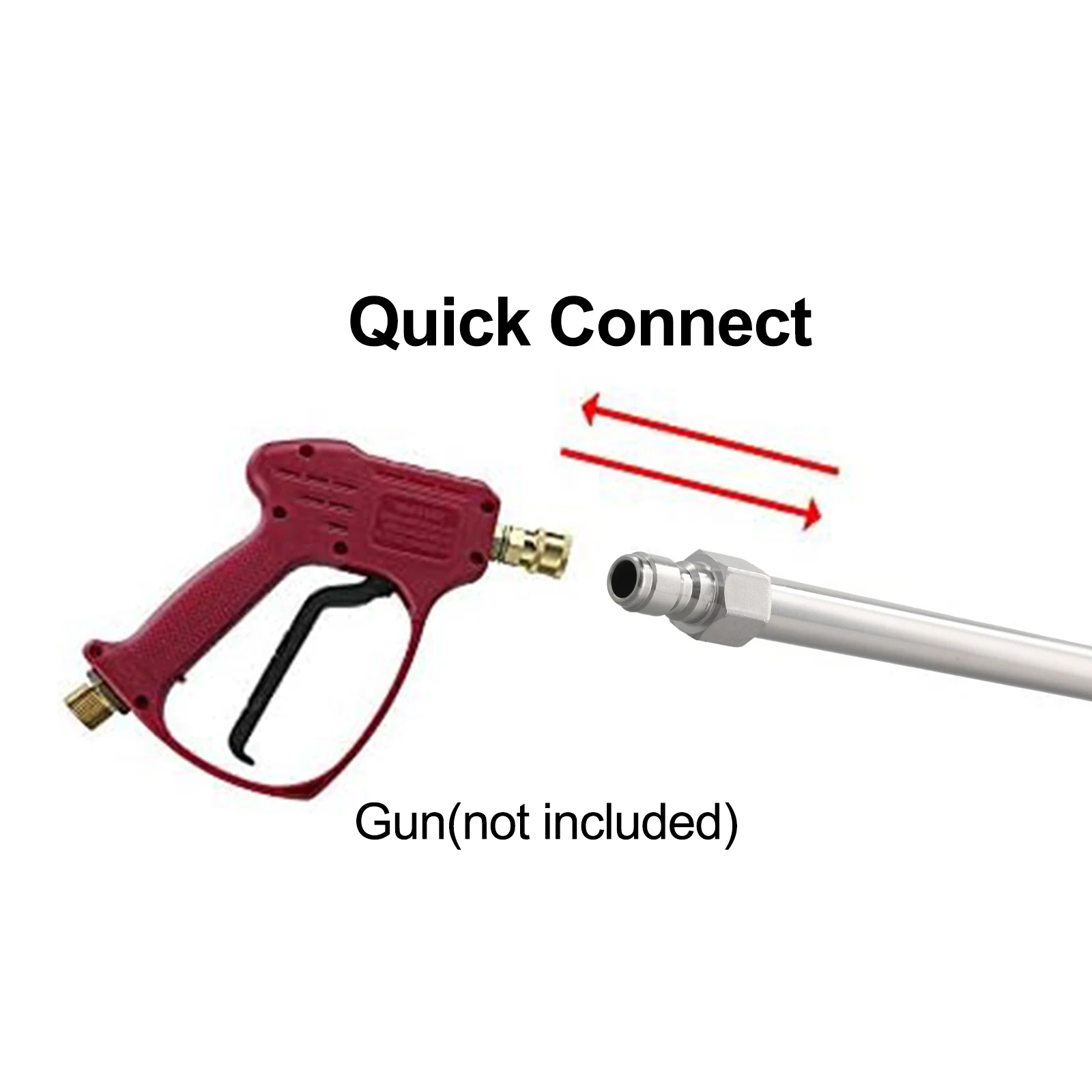 Extension Wand Quick Connect Extension Wand High Quality Quick Connect Pressure Washer Various Angles Silver Gold
Extension Wand Quick Connect Extension Wand High Quality Quick Connect Pressure Washer Various Angles Silver Gold