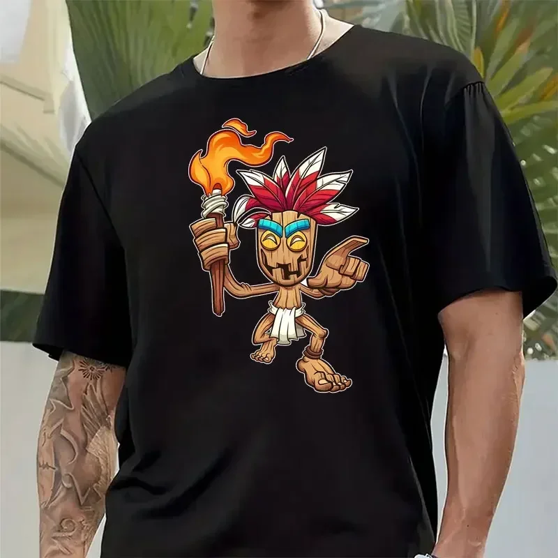 Гавайская футболка с тотемом Тики, мужская модная мужская футболка, свободная летняя дышащая удобная забавная футболка с короткими рукавами и круглым вырезом
Гавайская футболка с тотемом Тики, мужская модная мужская футболка, свободная летняя дышащая удобная забавная футболка с короткими рукавами и круглым вырезом