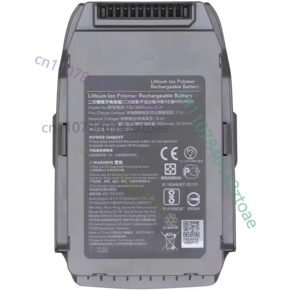New 3850mAh for Mavic 2 Intelligent Flight Battery for DJI Mavic 2 Pro-Zoom Drone
New 3850mAh for Mavic 2 Intelligent Flight Battery for DJI Mavic 2 Pro-Zoom Drone