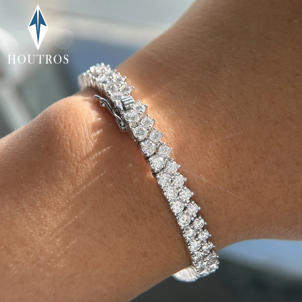 100% настоящий муассанитовый теннисный браслет для женщин, стерлинговое серебро 925 пробы, сверкающая бриллиантовая цепочка на запястье, вечерние свадебные украшения GRA
100% настоящий муассанитовый теннисный браслет для женщин, стерлинговое серебро 925 пробы, сверкающая бриллиантовая цепочка на запястье, вечерние свадебные украшения GRA