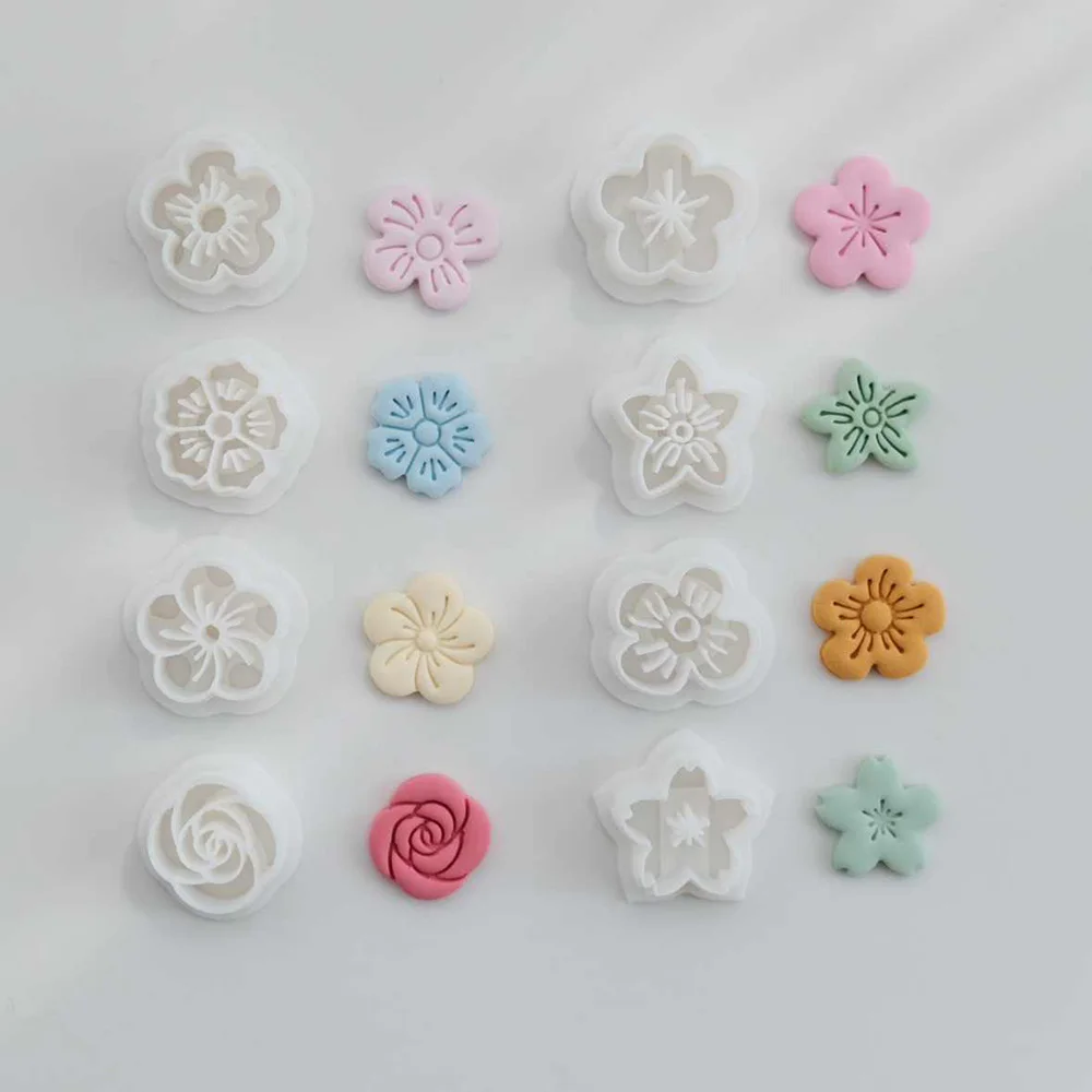 Soft Ceramic Polymer Clay Cutting Machine Romantic Flower Shape Cutting Mold DIY Handmade Earrings Jewelry Pendant Making Tool
Soft Ceramic Polymer Clay Cutting Machine Romantic Flower Shape Cutting Mold DIY Handmade Earrings Jewelry Pendant Making Tool