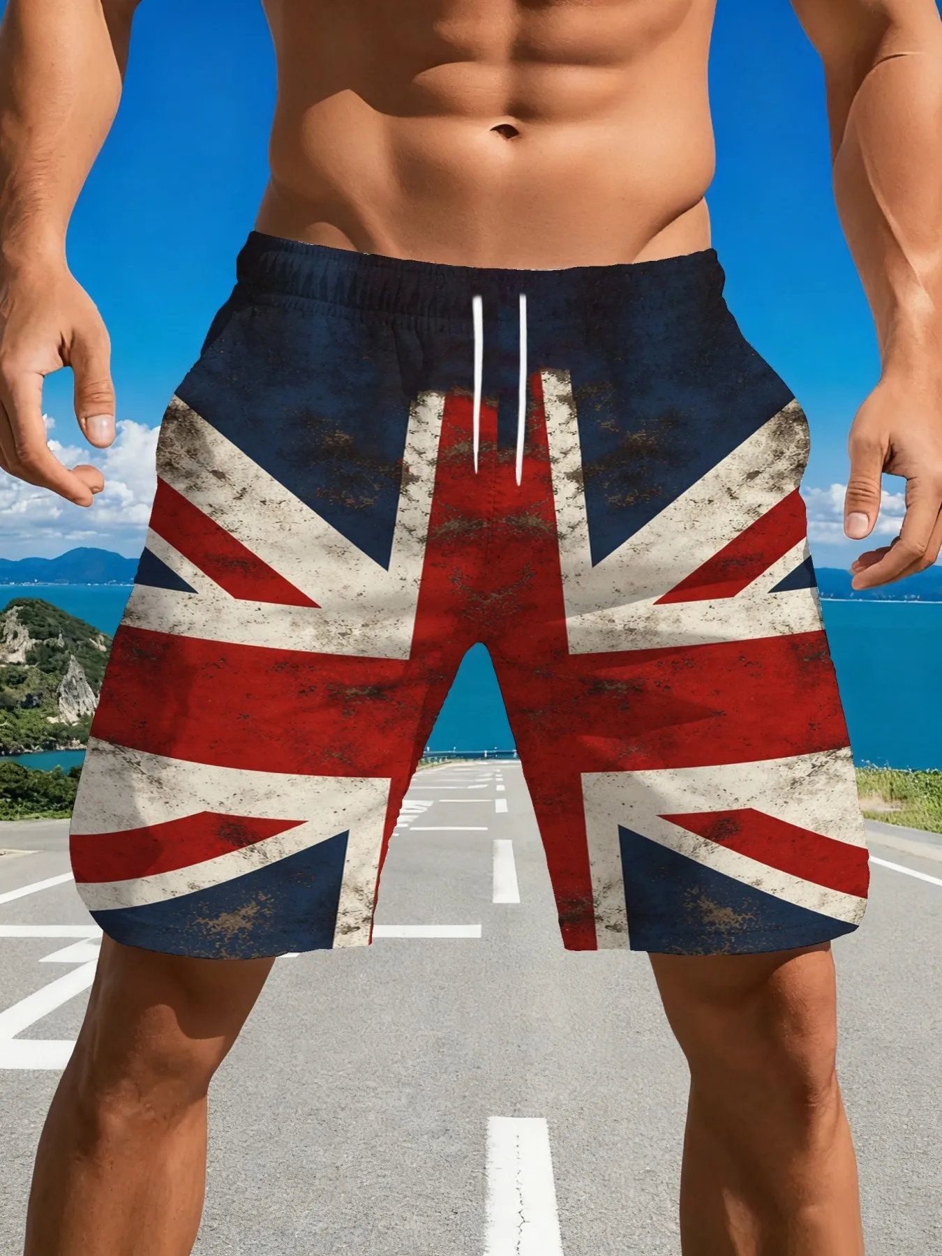Retro American Flag Men's Shorts Classic Fashion Couple 3D Printed Beach Shorts Casual Fashion Versatile Street Shorts
Retro American Flag Men's Shorts Classic Fashion Couple 3D Printed Beach Shorts Casual Fashion Versatile Street Shorts