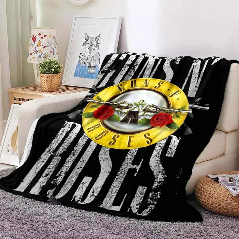 Одеяло Gun N Roses Hard Rock из тяжелого металла, покрывало для дивана, мягкое уютное одеяло, Фланелевое пушистое удобное домашнее одеяло
Одеяло Gun N Roses Hard Rock из тяжелого металла, покрывало для дивана, мягкое уютное одеяло, Фланелевое пушистое удобное домашнее одеяло