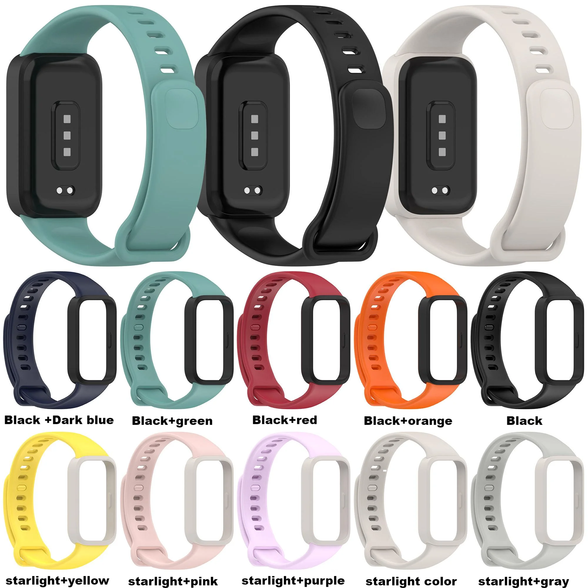 Силиконовый ремешок One Body для Xiaomi Band 9, активный ремешок, сменный ремешок для Redmi Band 3, ремешок для часов, аксессуары
Силиконовый ремешок One Body для Xiaomi Band 9, активный ремешок, сменный ремешок для Redmi Band 3, ремешок для часов, аксессуары