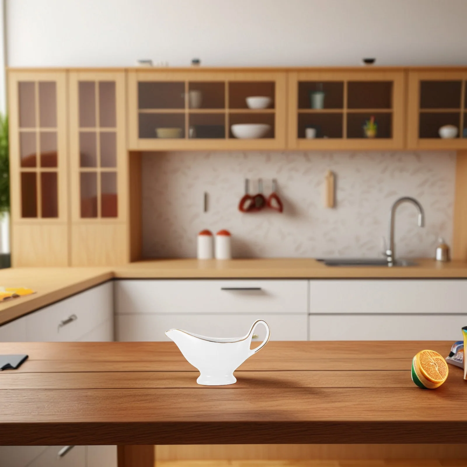 Multifunctional Ceramic Gravy Boat Kitchen Sauce Container Healthy Safe Home Party Picnic Use Home Gravy Boat
Multifunctional Ceramic Gravy Boat Kitchen Sauce Container Healthy Safe Home Party Picnic Use Home Gravy Boat