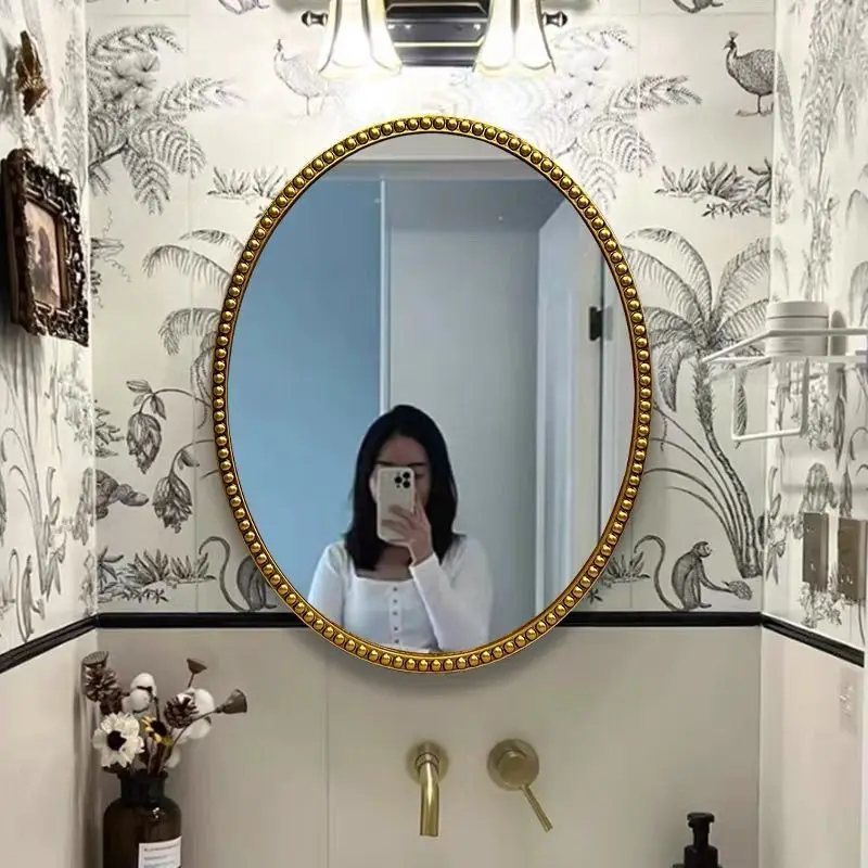 Minimalist retro mirror round mirror french bathroom mirrorПростой ретро-круглый зеркальный душевой шкаф (французский дизайн)
Minimalist retro mirror round mirror french bathroom mirrorПростой ретро-круглый зеркальный душевой шкаф (французский дизайн)