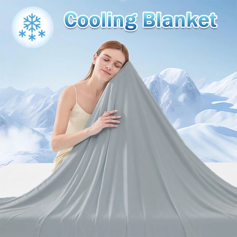 Ice Silk Cooling Summer Blanket Breathable Lightweight Skin-friendly Air Conditioner Blanket for Bedroom Sofa Travel Office Car
Ice Silk Cooling Summer Blanket Breathable Lightweight Skin-friendly Air Conditioner Blanket for Bedroom Sofa Travel Office Car