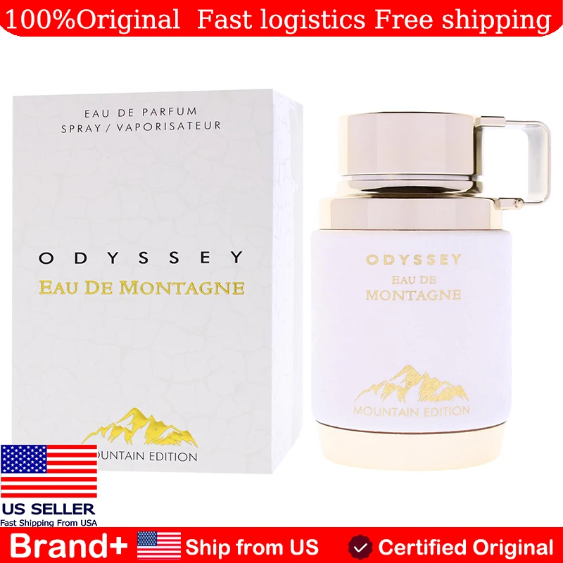 Armaf Odyssey Eau De Montagne Mountain Edition Eau De Parfum Spray 3.4 Ounce Cologne Long Lasting Fragrance Persistence Portable
Armaf Odyssey Eau De Montagne Mountain Edition Eau De Parfum Spray 3.4 Ounce Cologne Long Lasting Fragrance Persistence Portable