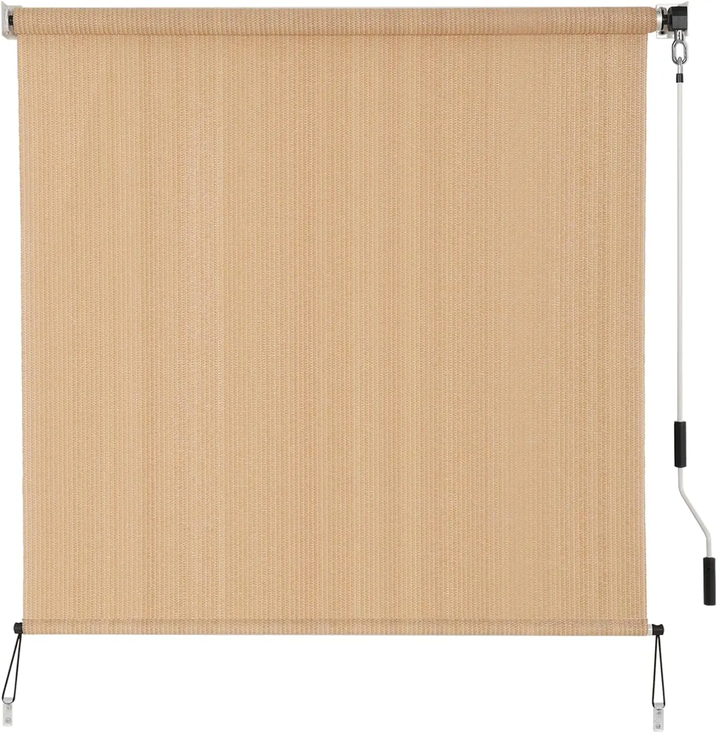 Outdoor Sunshade Roller Shades 6' W x 8' H, Cordless Roll Up Shade Blinds Privacy Screen with 90% UV Protection, Exterior
Outdoor Sunshade Roller Shades 6' W x 8' H, Cordless Roll Up Shade Blinds Privacy Screen with 90% UV Protection, Exterior