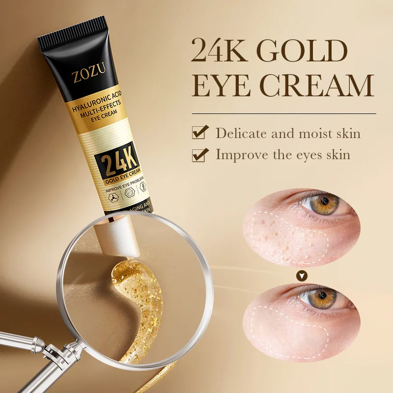 Beauty Salon 24K Gold Hyaluronic Acid Multi Effect Eye Cream Firming Moisturizing Hydrating Anti Remove Circles Eye Bags Creams
Beauty Salon 24K Gold Hyaluronic Acid Multi Effect Eye Cream Firming Moisturizing Hydrating Anti Remove Circles Eye Bags Creams