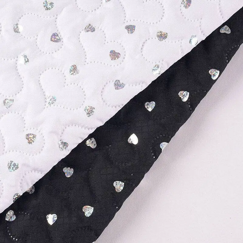 Bronzing Heart Shaped Embossed Quilted Cotton Fabric Makeup Bag Backpack Shoe Material Pet Supplies Embroidered Cloth
Bronzing Heart Shaped Embossed Quilted Cotton Fabric Makeup Bag Backpack Shoe Material Pet Supplies Embroidered Cloth