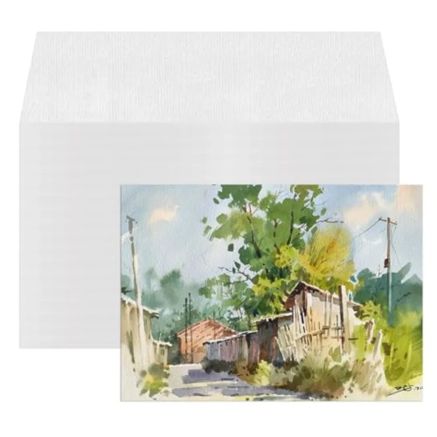 400 Sheets Cotton Watercolor Paper Bulk, 8.5 x 11 inch 300 GSM White Cold Press Art Painting Paper for,Beginning Academy Artist
400 Sheets Cotton Watercolor Paper Bulk, 8.5 x 11 inch 300 GSM White Cold Press Art Painting Paper for,Beginning Academy Artist